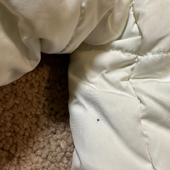 French Connection FCUK CG1313 Girl's Faux Fur Trimmed Coat, Cream Kids 8/10Y NEW - Picture 11 of 11